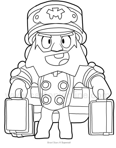 brawl stars ausmalbilder|Brawl Stars Coloring Pages (Free Printable PDF)